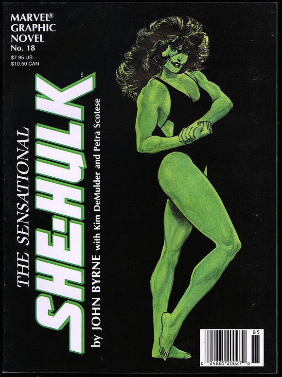 Marvel Graphic Novel #18 1985 (NM-) RARE Newsstand Edition! Byrne!