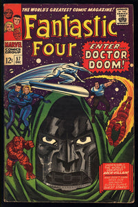 Fantastic Four #57 Marvel 1966 (FN+) Classic Kirby Dr. Doom Cover!