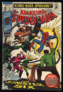 Amazing Spider-Man King Size Annual #6 1969 (FN-) Classic Sinister Cvr!