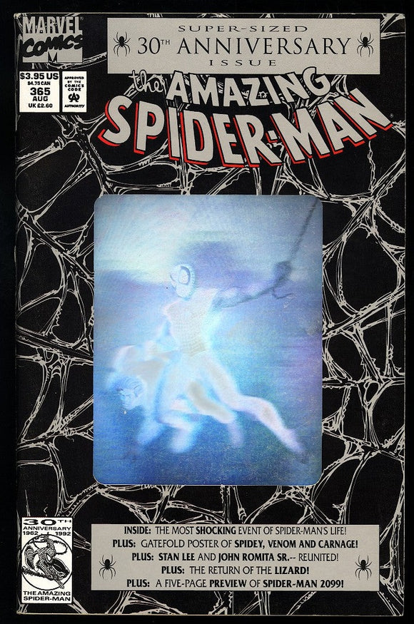 Amazing Spider-Man #365 Marvel 1992 (VF/NM) 1st Spider-Man 2099!