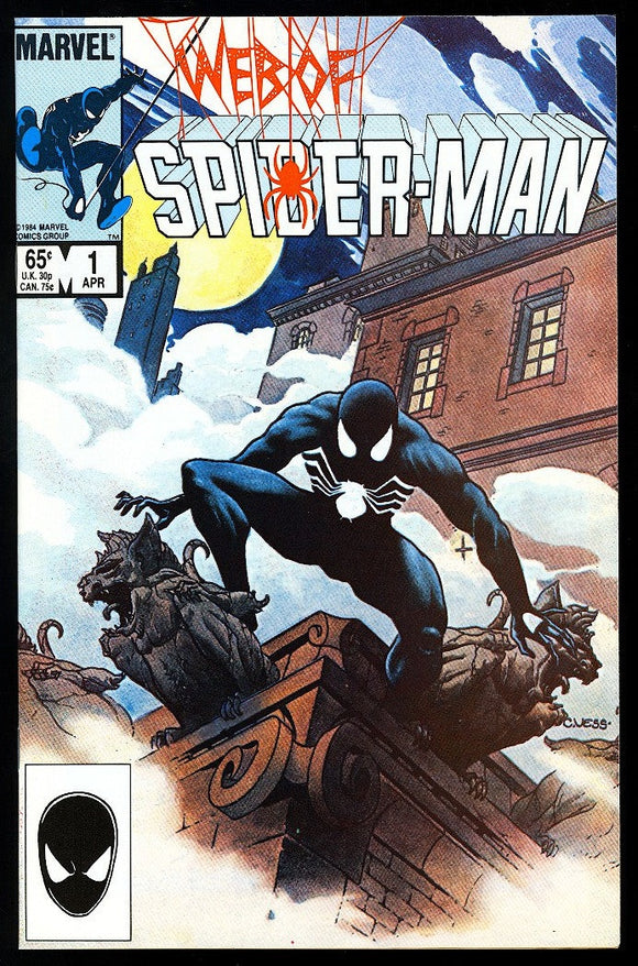 Web of Spider-Man #1 Marvel 1984 (VF-) 1st App of the Vulturions!