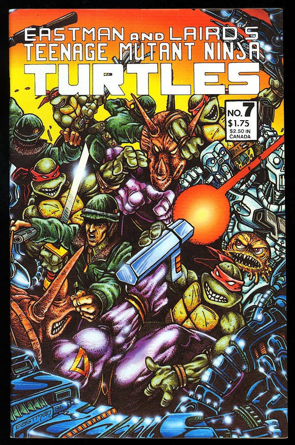 Teenage Mutant Ninja Turtles #7 Mirage 1987 (NM-) 1st TMNT in Colour!