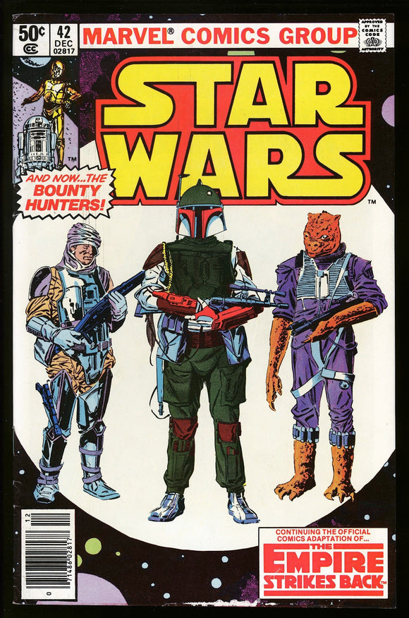 Star Wars #42 Marvel 1980 (VF-) 1st Appearance of Boba Fett! NEWSSTAND!