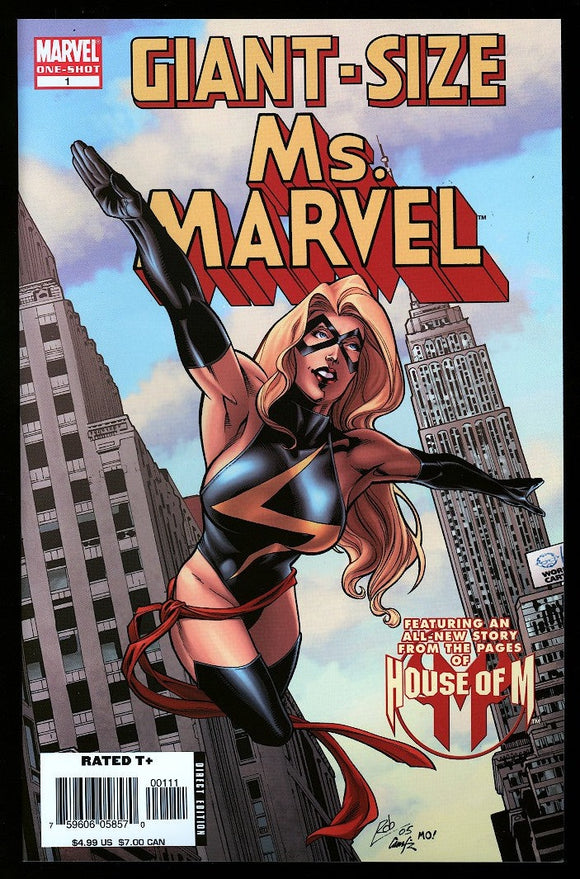 Giant-Size Ms. Marvel #1 2006 (NM+) 1st App of Chewie the Cat!