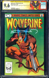 Wolverine #1-4 CGC SS (1982) Signed 3x Claremont! Miller! Rubinstein!