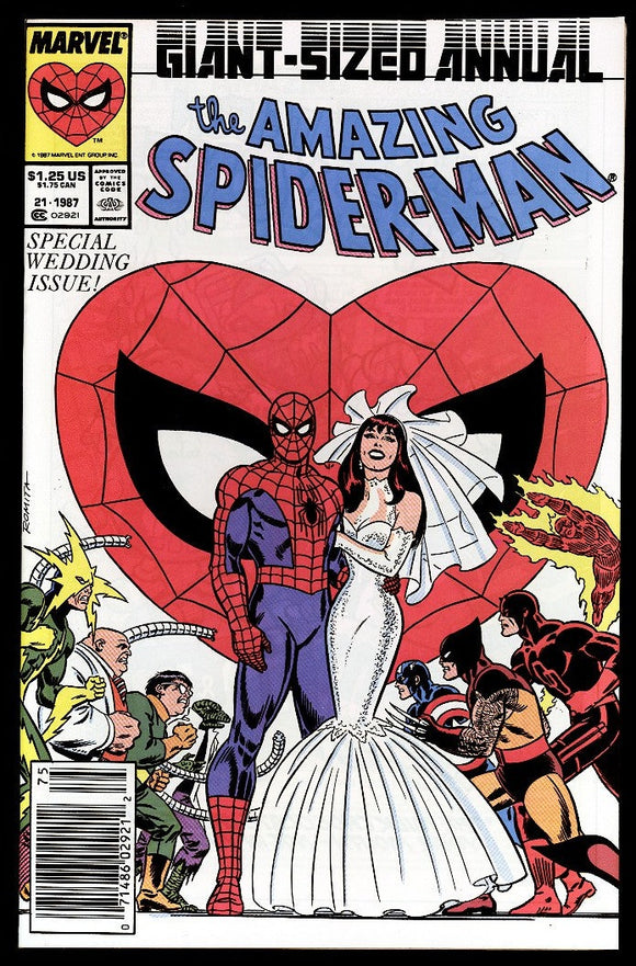 Amazing Spider-Man Annual #21 Marvel 1987 (NM) NEWSSTAND!