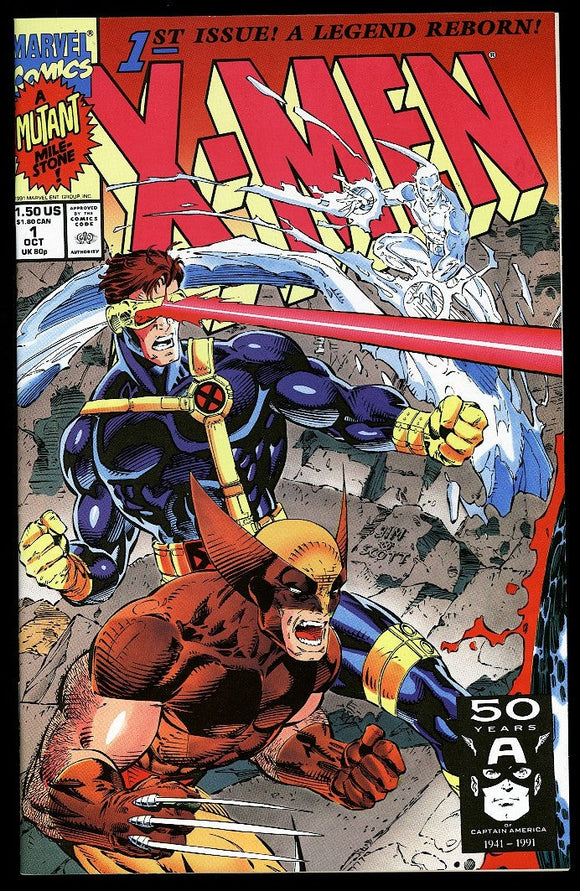X-Men #1 Marvel Comics 1991 (NM+) Classic Jim Lee Cover & Art!