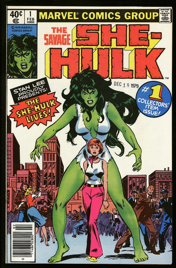 She Hulk #1 Marvel 1979 (NM-) 1st Appearance of She-Hulk! NEWSSTAND!