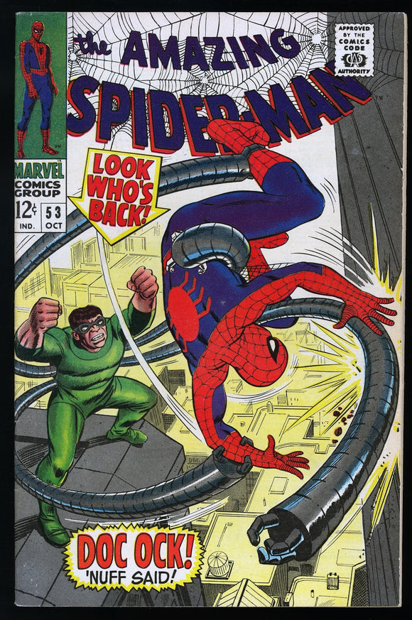 Amazing Spider-Man #53 Marvel 1967 (VF) 1st Gwen & Peter Date!