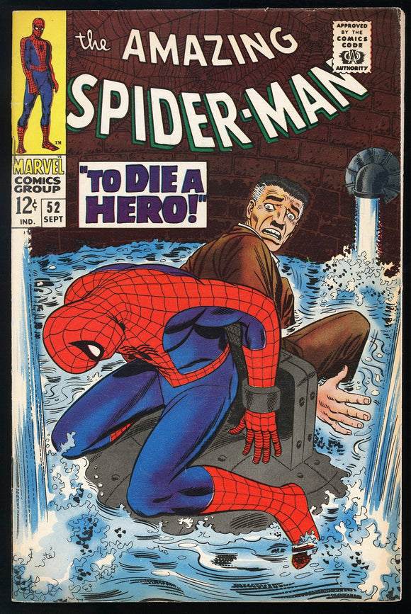 Amazing Spider-Man #52 Marvel 1967 (VF-) 1st App of Randy Robertson!