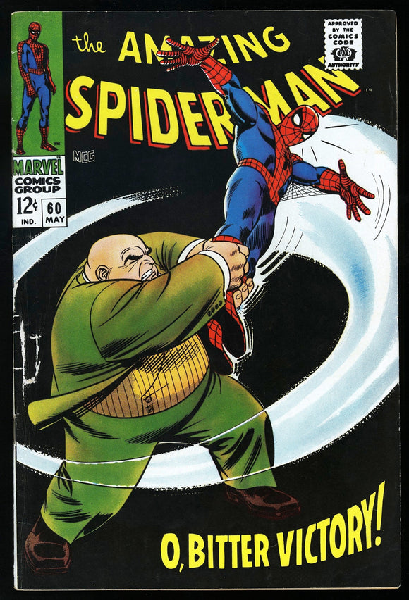 Amazing Spider-Man #60 Marvel 1968 (VG+) 5th Appearance of Kingpin!