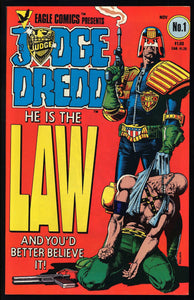 Judge Dredd #1 Eagle Comics 1983 (NM-) 1st US Appearance!