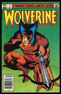 Wolverine #4 Marvel 1982 (VF/NM) Canadian Price Variant! Frank Miller!