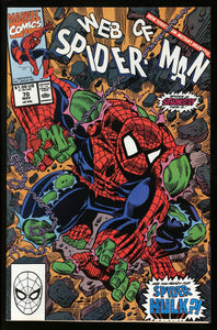 Web of Spider-Man #70 Marvel 1990 (VF+) 1st App of Spider-Hulk!