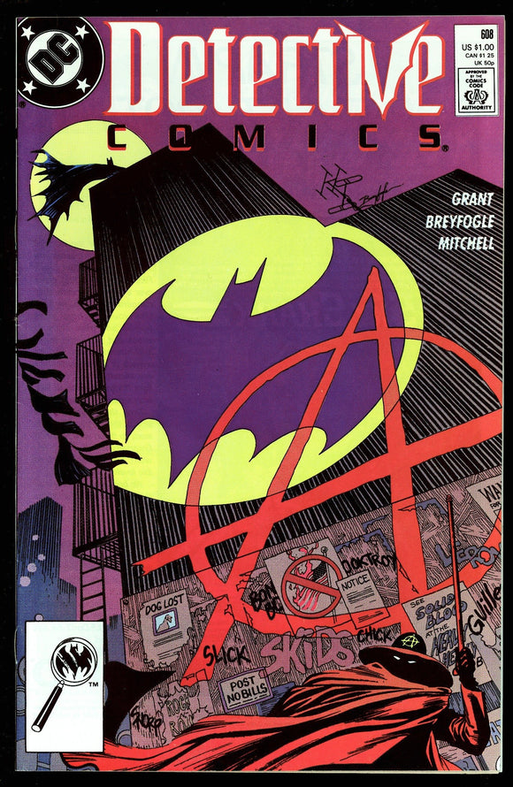 Detective Comics #608 DC 1989 (NM-) 1st Appearance of Anarchy!