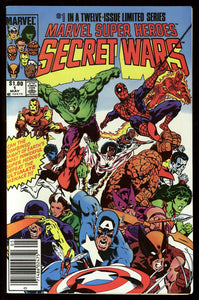 Marvel Super Heroes Secret Wars #1 1984 (VF+) Canadian Price Variant!