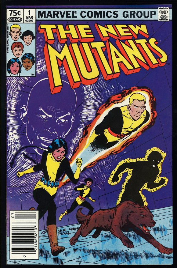 New Mutants #1 Marvel 1983 (VF/NM) Karma Origin! Canadian Price Variant!