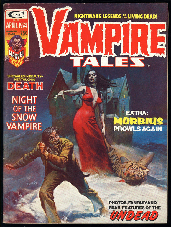 Vampire Tales #4 Curtis 1974 (VF+) 1st App of Lilith Daughter of Dracula!