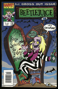 Beetlejuice #1 Harvey 1991 (VF-) 1st Appearance in Comics! NEWSSTAND!