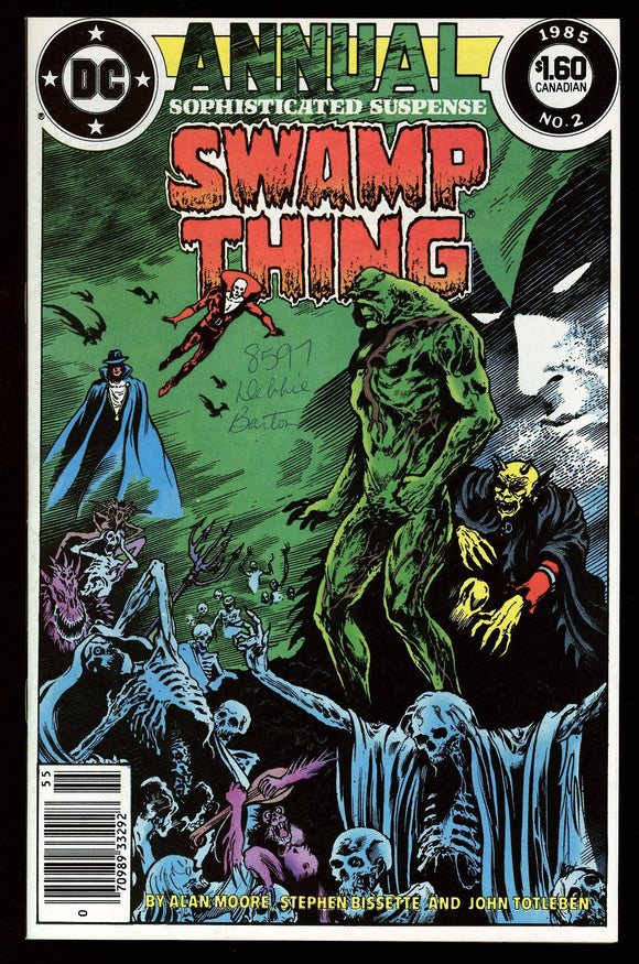 Swamp Thing Annual #2 DC 1985 (VF+) 1st Justice League Dark! CPV!