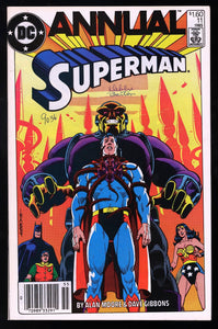 Superman Annual #11 DC 1985 (VF+) 1st Black Mercy! Canadian Price Variant
