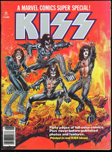 KISS Marvel Super Special #1 1977 (VF+) Printed in REAL Blood!