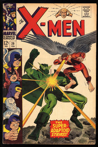 X-Men #29 Marvel 1967 (FN-) Super-Adaptoid App! Mimic Leaves!