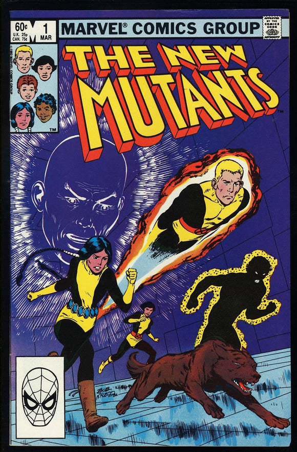 New Mutants #1 Marvel 1983 (VF/NM) 2nd New Mutants! Origin of Karma!