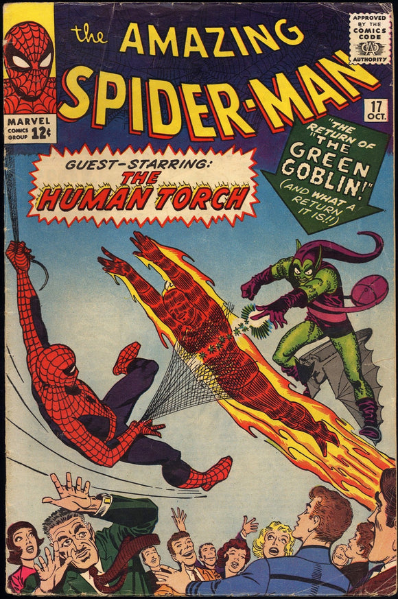 Amazing Spider-Man #17 VG (1964) 2nd appearance of Green Goblin!