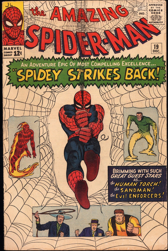 Amazing Spider-Man #19 FN- (1964) 1st Mac Gargan!