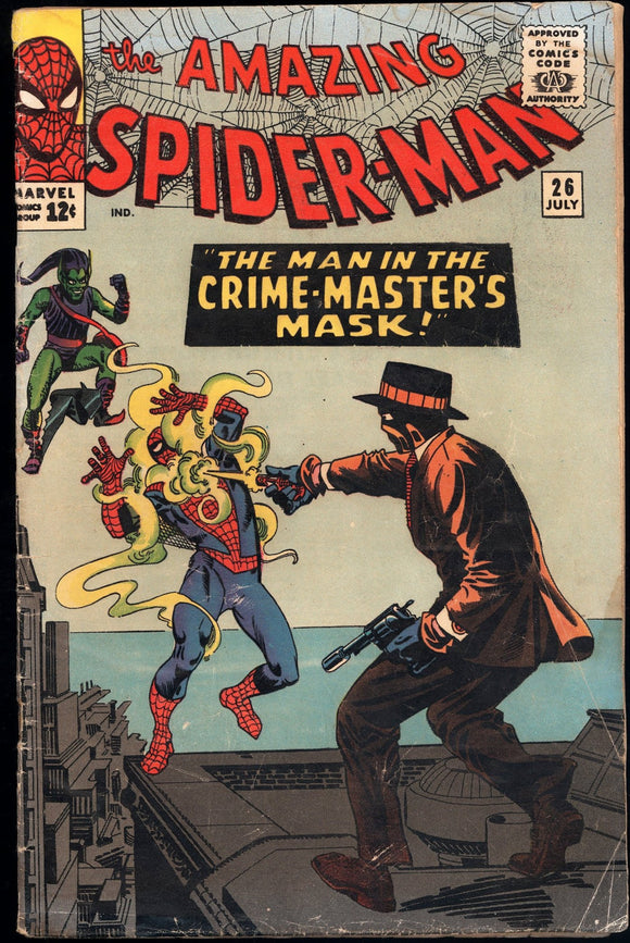 Amazing Spider-Man #26 GD/VG (1965) 1st Patch & Crime-Master!