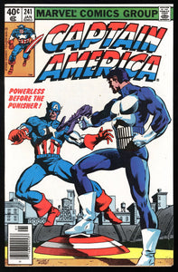 Captain America #241 Marvel 1979 (VF-) 1st Cap VS Punisher! NEWSSTAND!