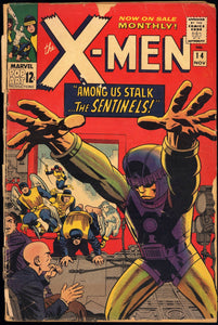 X-Men #14 GD- (1965) 1st app. of the Sentinels!