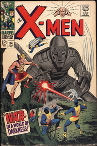 X-Men #34 VG- (1967) Mole Man & Tyrannus appearance!