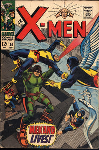 X-Men #36 VG- (1967) 1st app. of Mekano!