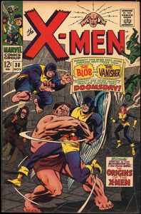 X-Men #38 VG+ (1967) Origin of X-Men begins!