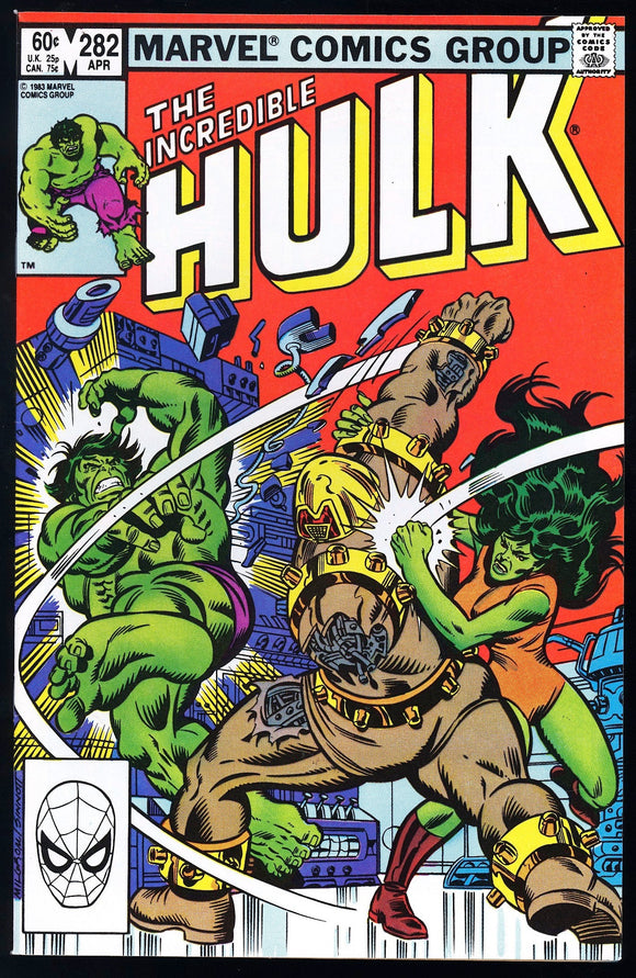 Incredible Hulk #282 Marvel 1983 (NM-) 1st She-Hulk Team Up!