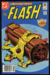 Flash #325 DC 1983 (VF+) Death of Reverse Flash! Canadian Price Variant