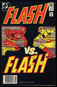 Flash #323 DC 1983 (VF+) Flash Vs Professor Zoom! Canadian Price Variant