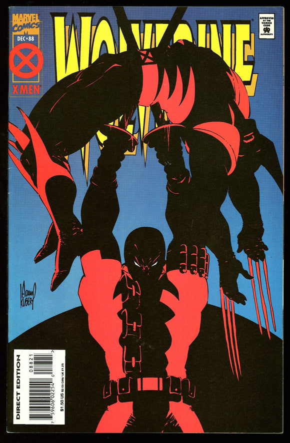 Wolverine #88 Marvel 1994 (NM-) 1st Wolverine & Deadpool Fight!