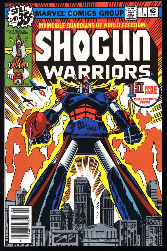 Shogun Warriors #1 Marvel 1978 (NM-) 1st Team App of Shogun Warriors!