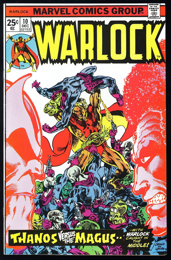 Warlock #10 Marvel 1975 (VF+) Origin of Thanos and Gamora!