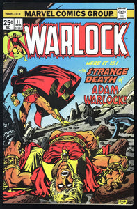 Warlock #11 Marvel Comics 1975 (VF+) Death of Adam Warlock!