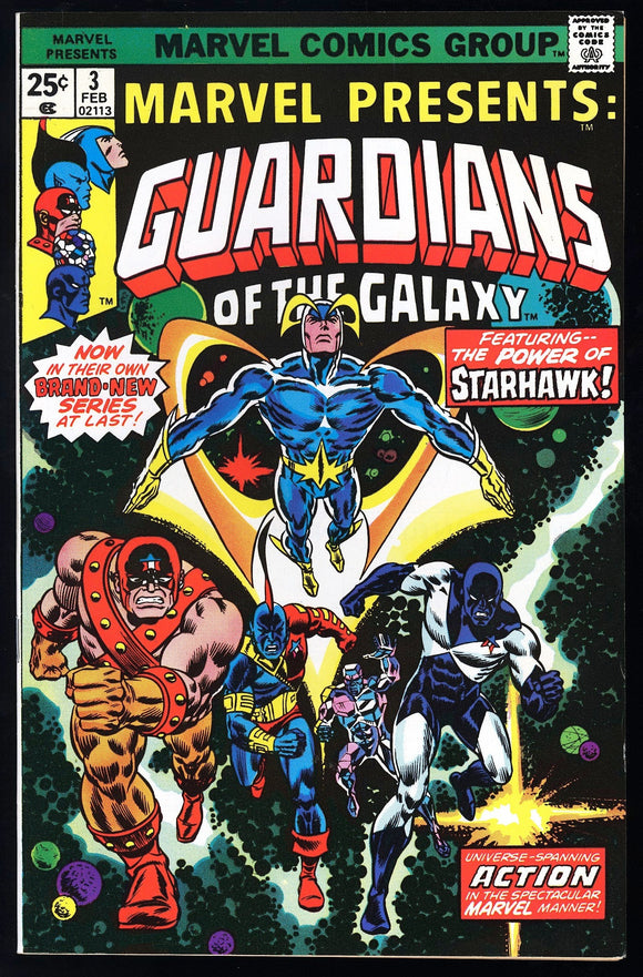 Marvel Presents #3 1976 (NM-) 1st Solo Guardians of the Galaxy!