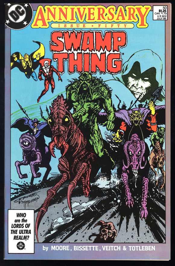 Swamp Thing #50 DC 1986 (NM+) 1st Full App of Justice League Dark!