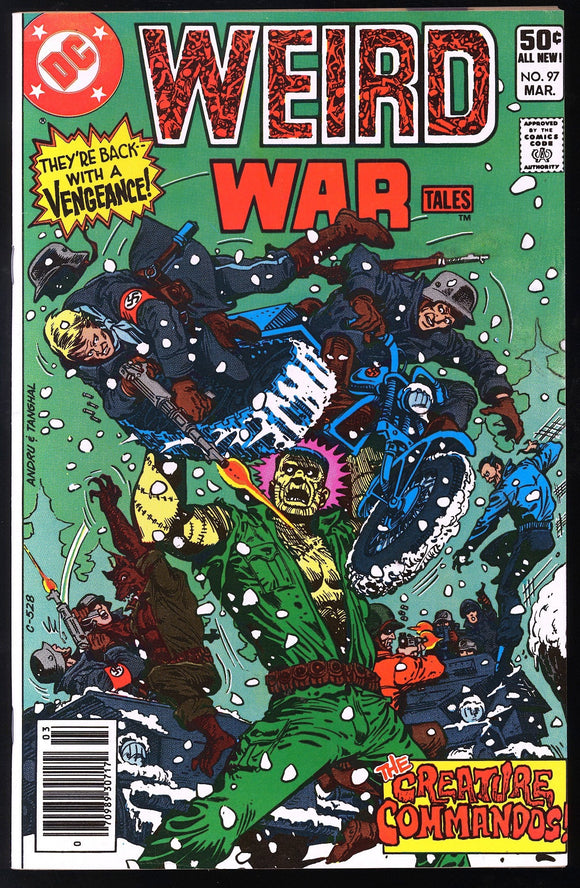 Weird War Tales #97 DC 1981 (VF+) 2nd App of the Creature Commandos!