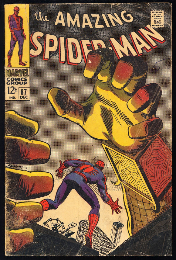 Amazing Spider-Man #68 Marvel 1968 (GD) 1st App Randy Robertson!