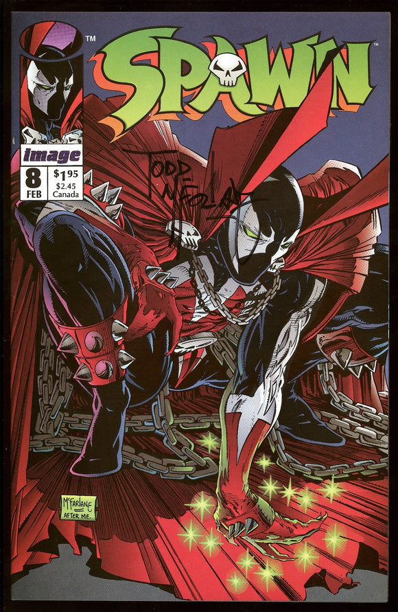 Spawn #8 Image 1993 (NM-) Signed by Todd McFarlane! NO COA