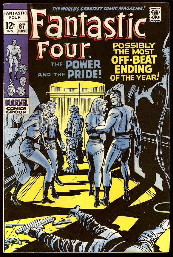 Fantastic Four #87 Marvel 1969 (VF+) Jack Kirby Moonshade Cover!