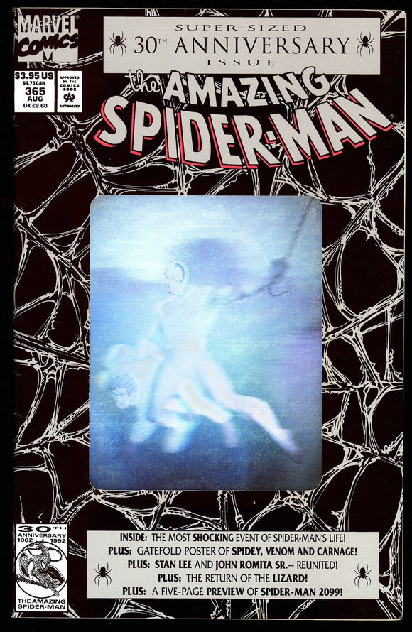 Amazing Spider-Man #365 Marvel 1992 (NM-) 1st Spider-Man 2099!